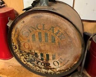 EARLY SINCLAIR ROCKER CAN