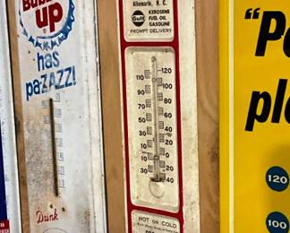 VARIOUS EARLY ADV. THERMETERS