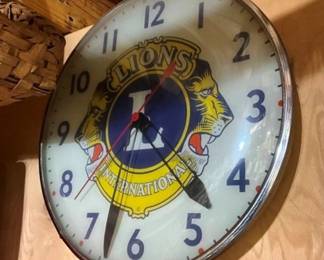 LIONS CLUB CLOCK