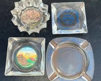 VARIOUS EARLY ASHTRAYS