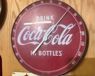 12 INCH COCA COLA THERMOMETER