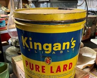 PURE LARD TIN