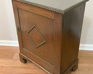 Diamond Studded Side Cabinet 