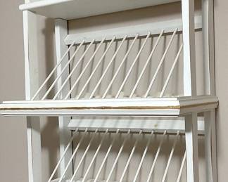 White Wooden Drying Rack