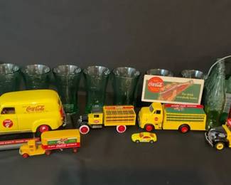 Vintage Coke and Chevrolet Collectibles 