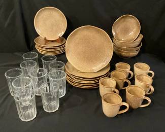 Chefs Kitchen Set And Glasses