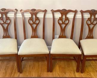 Ethan Allen Upholstered Dining Room Chairs