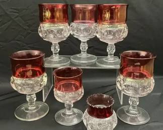 Kings Crown Ruby Chalices 