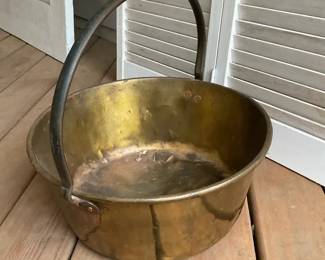 Antique Brass Jam Pan