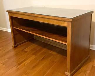 Craftsman TV Console w  Glass