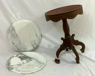 Marble Top Project Table