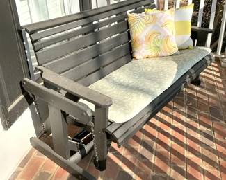 Front Porch Gliding Bench 