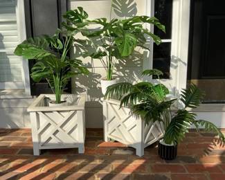 2 Entryway Planter Boxes