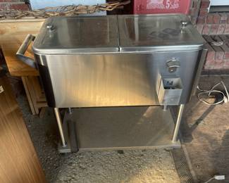 R16 - $50. Rolling Ice Chest. Measures 35" x 16.75" x 33" tall.