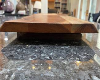 R78 - $20. Charcuterie Board. Measures 36" wide x 10.5" deep x 2" tall.