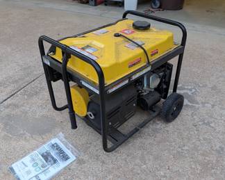 R44 - $400. Champion Generator. Model 100495. 6250 Starting Watt. 5000 Running Watt. Garage stored - never used!