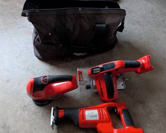 R43 - $25. Black & Decker Fire Storm 3 Pc. Set. NO Batteries.