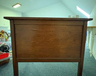 R33 - $30. 3 Drawer Wooden Desk. Measures 36.75" x 24" x 30" tall.
