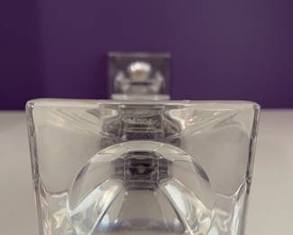 R85 - $30. Pair of Lenox Crystal Candlesticks.