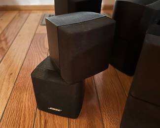 R39 - $150. Bose Acoustimass 10 Series ii. Subwoofer & 5 Cube Speakers.