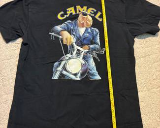 R91 - $40. Camel Bike Week 1992 T-Shirt - XL? Neckline has been cut.