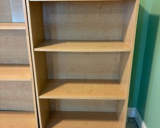 R73 - $45. 3 Units (Moves in 4 pieces) Sides are 24.5" wide x 11.5" deep x 41" tall. Center is 28.5" wide x 11.5" x 71" tall.