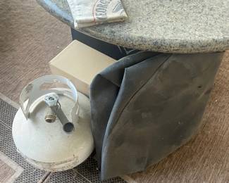 R13 - $1250. Oriflamme Tables by Designing Fire - Propane Firepit. Measure 42" round x 19.5" tall. Includes small propane tank. Has only been used on a covered porch - not weathered!