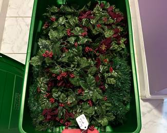 W9 - $20. Large Box of Garland.