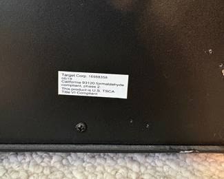 R22 - $25. Hanging Wall Mirror & Jewelry Cabinet from Target. Can hang over a door or wall hang. Measures 15" wide x 2.5" deep x 48" tall.