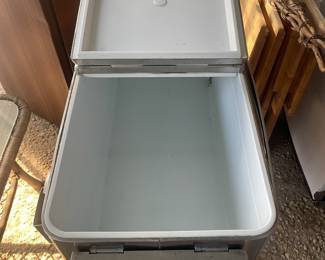 R16 - $50. Rolling Ice Chest. Measures 35" x 16.75" x 33" tall.