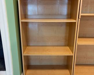 R73 - $45. 3 Units (Moves in 4 pieces) Sides are 24.5" wide x 11.5" deep x 41" tall. Center is 28.5" wide x 11.5" x 71" tall.