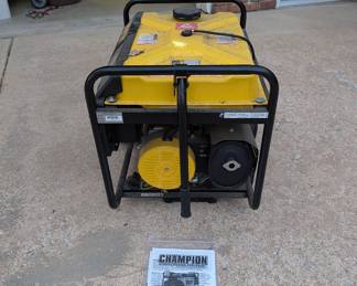 R44 - $400. Champion Generator. Model 100495. 6250 Starting Watt. 5000 Running Watt. Garage stored - never used!