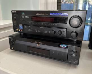 R37 - $75. Sony DVP-S7000. DVD / CD Player (bottom) R38 - $60. Receiver Sony STR-DE 955.
