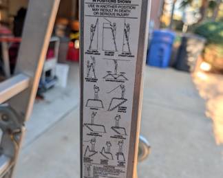 R50 - $125. 12' - Krause Extra Heavy 300#. MultiMatic Model #121482