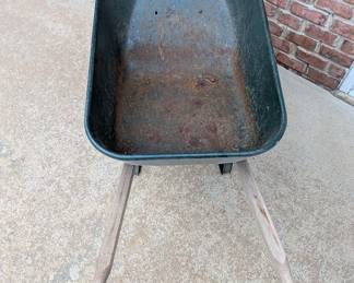 R54 - $50. True-Temper 6 Cu. Ft. Metal Wheelbarrow.