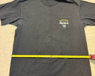 R91 - $40. Camel Bike Week 1992 T-Shirt - XL? Neckline has been cut.