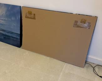 A7 - $10 PAIR. Beach Prints on cardboard. Measures 36" x 24".