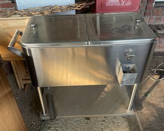 R16 - $50. Rolling Ice Chest. Measures 35" x 16.75" x 33" tall.