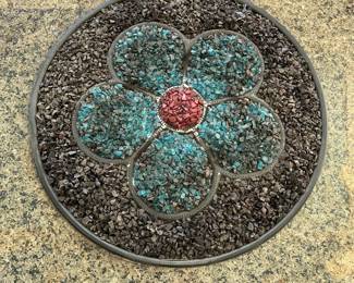 R13 - $1250. Oriflamme Tables by Designing Fire - Propane Firepit. Measure 42" round x 19.5" tall. Includes small propane tank. Has only been used on a covered porch - not weathered!