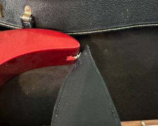 R32 - $30. Jackson Electric Guitar. I don't see a model # and there is damage where the strap is attached.