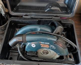R52 - $25. Black & Decker Circular Saw in case.