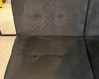 R19 - $65. Futon / Sofa Bed by Ameriwood Industries. Measures 68" wide x 43" deep x 13" tall. 28" tall as a sofa. Folds 1/4 size if needed!