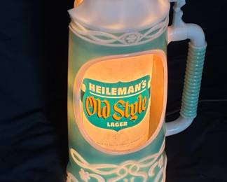 Center spins due to heat rising from the light bulb.