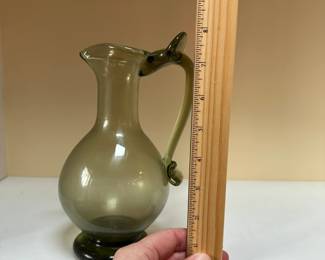 C63 - $15. Blown Glass Vase from Jamestown VA (Colonial Williamsburg)