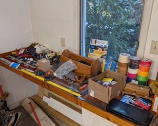 OVERVIEW OF TOOLS IN GARAGE AVAILABLE FOR SHOPPING!