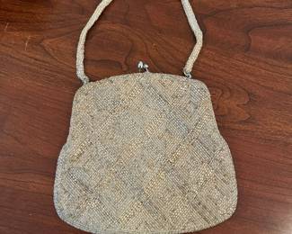 C106 - $20. Vintage Beaded Clutch. 