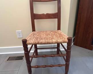 C14 - $35. Single Side Chair. Measures 15.5” wide x 16.5” deep x 35.5” tall