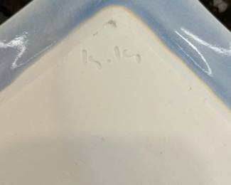 C100 - $50. Set of 4 Matching Pottery Pieces