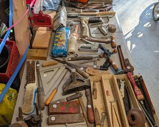 OVERVIEW OF TOOLS IN GARAGE AVAILABLE FOR SHOPPING!