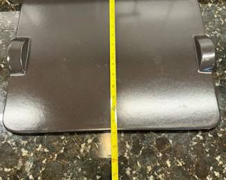 C103 - $55. Emile Henry Rectangular Pizza Stone with handles. 13.75" x 18". Very gently used once - looks almost new!